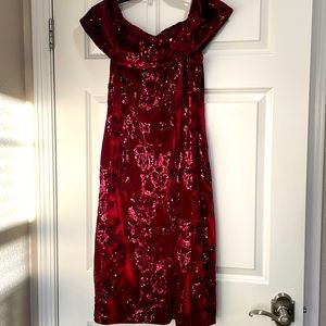 Beautiful Ruby Red Dress